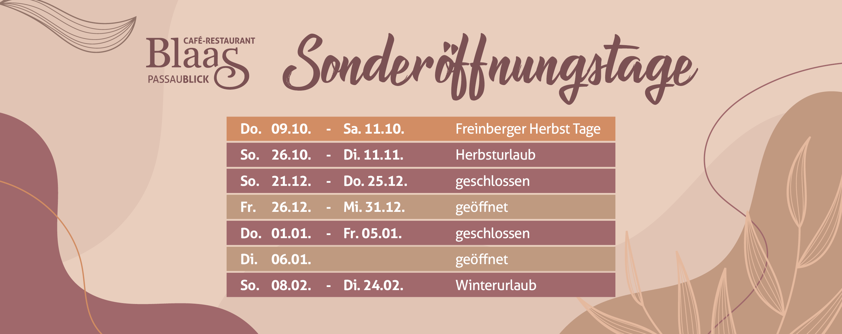 Sonderöffnungstage 01